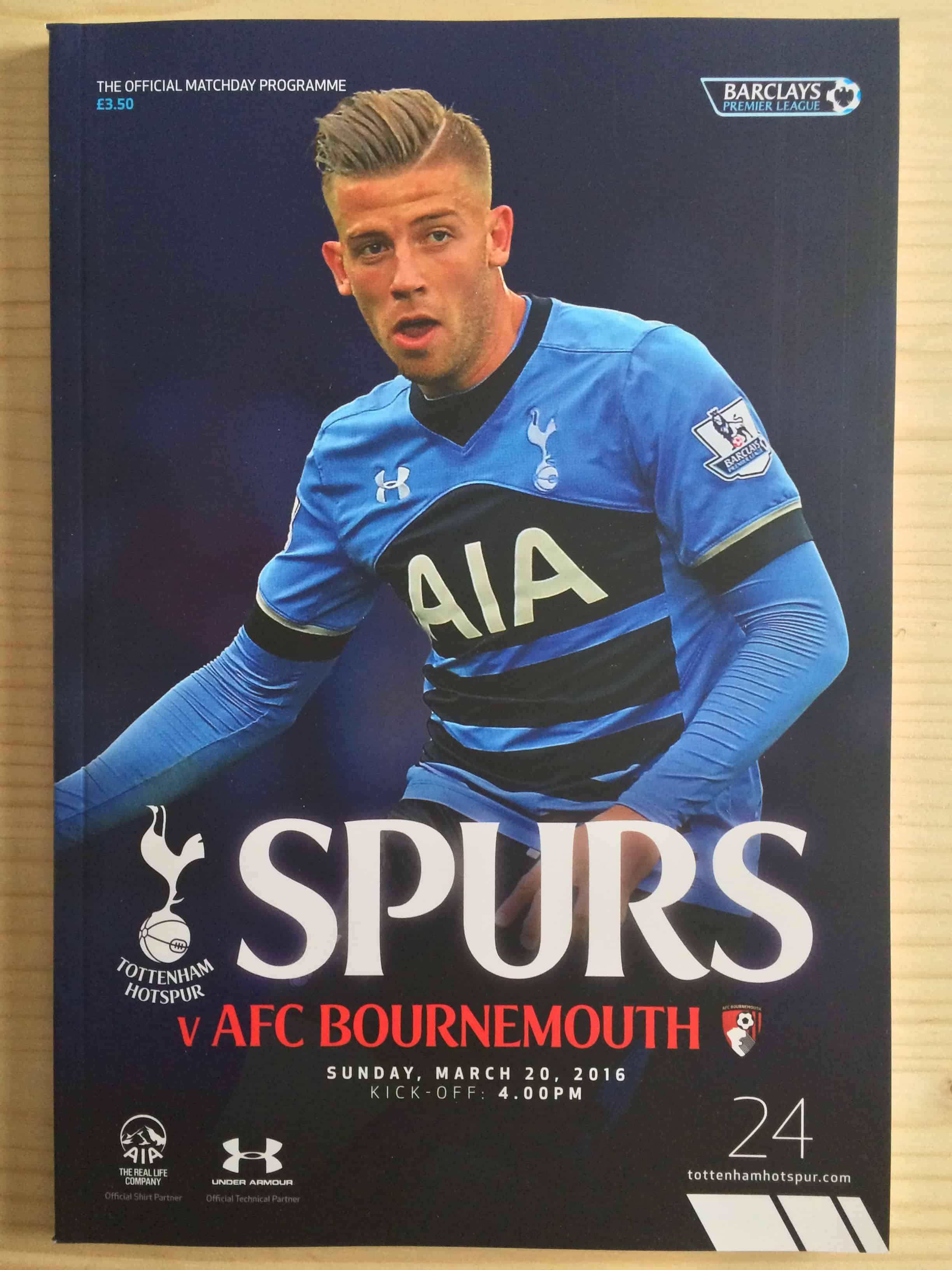 Tottenham Hotspur FC v AFC Bournemouth